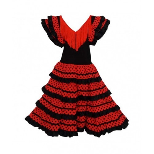 Vestido Flamenca Rojo