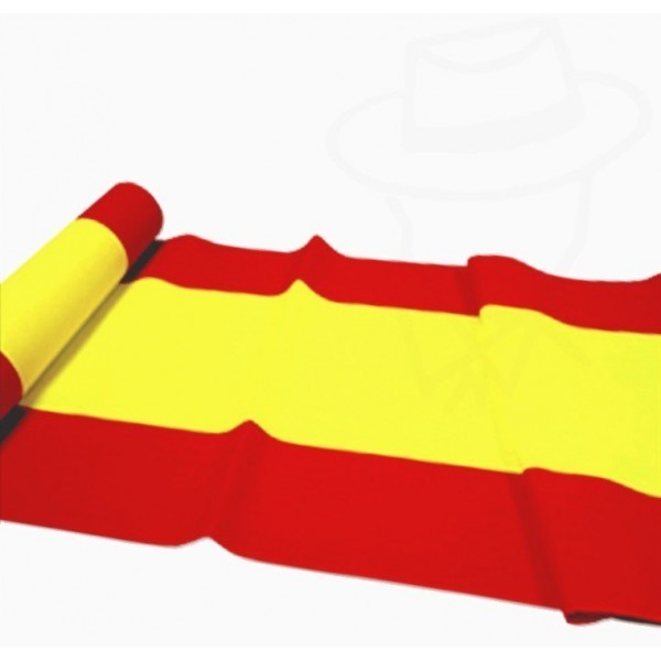 Bandera España en Rollo al corte