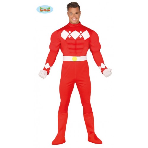 Super Red Hero tipo Power Ranger