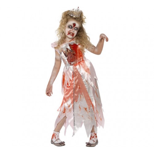 Disfraz de Princesa Zombie niña