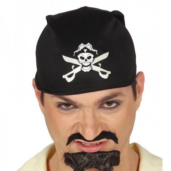 Pañuelo Pirata Negro