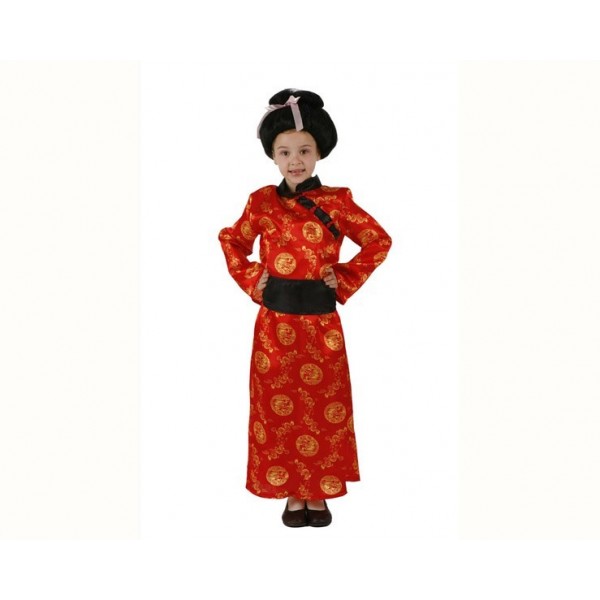 Disfraz Geisha Roja Niña