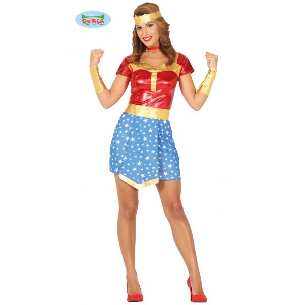 Disfraz Super Wonder Girl Talla L