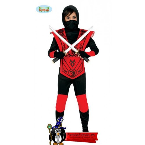 Disfraz Ninja Rojo NIño