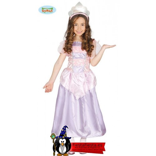 Disfraz Princesa Lila Purpura Infantil Niña