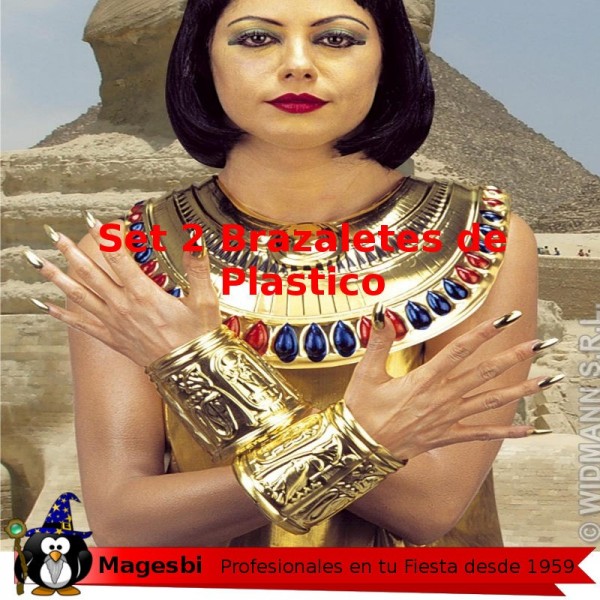 Brazalete Egipcio Plastico 2 Piezas