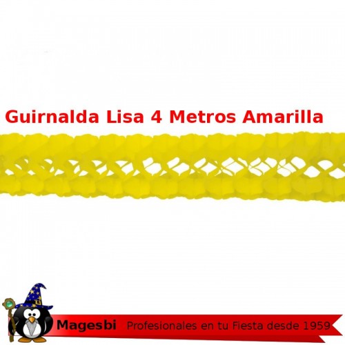 Guirnalda Amarillo 4 Metros