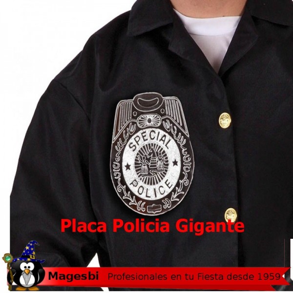 Placa Policia Gigante