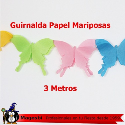 Guirnalda Mariposas 3 Metros