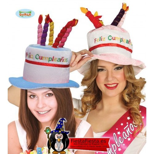 Sombrero Cumpleaños Tarta
